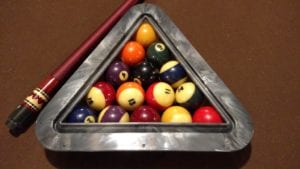 Molded Parts Billiards Rack