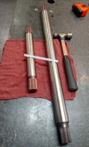 Custom Splined Shafts